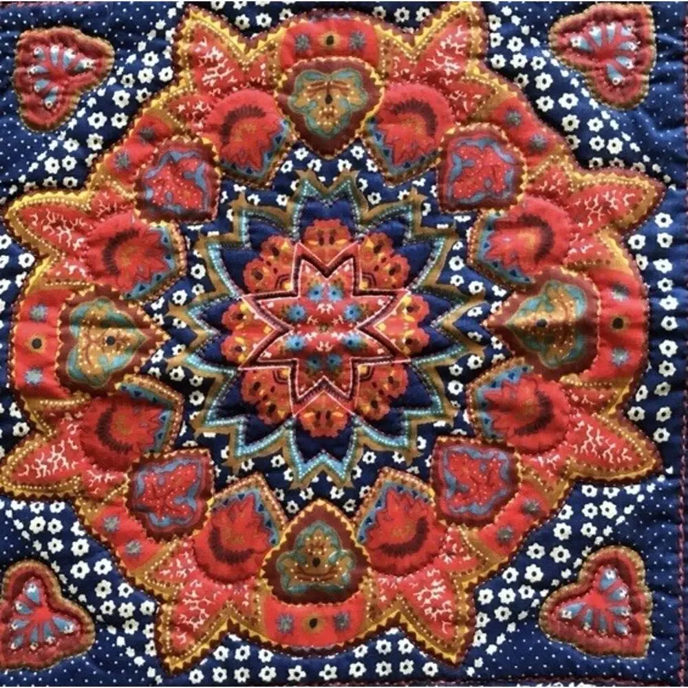 Handmade Quilt Decor Bundle Patchwork Cross Stitch Cottage Farmhouse Mini Quilts